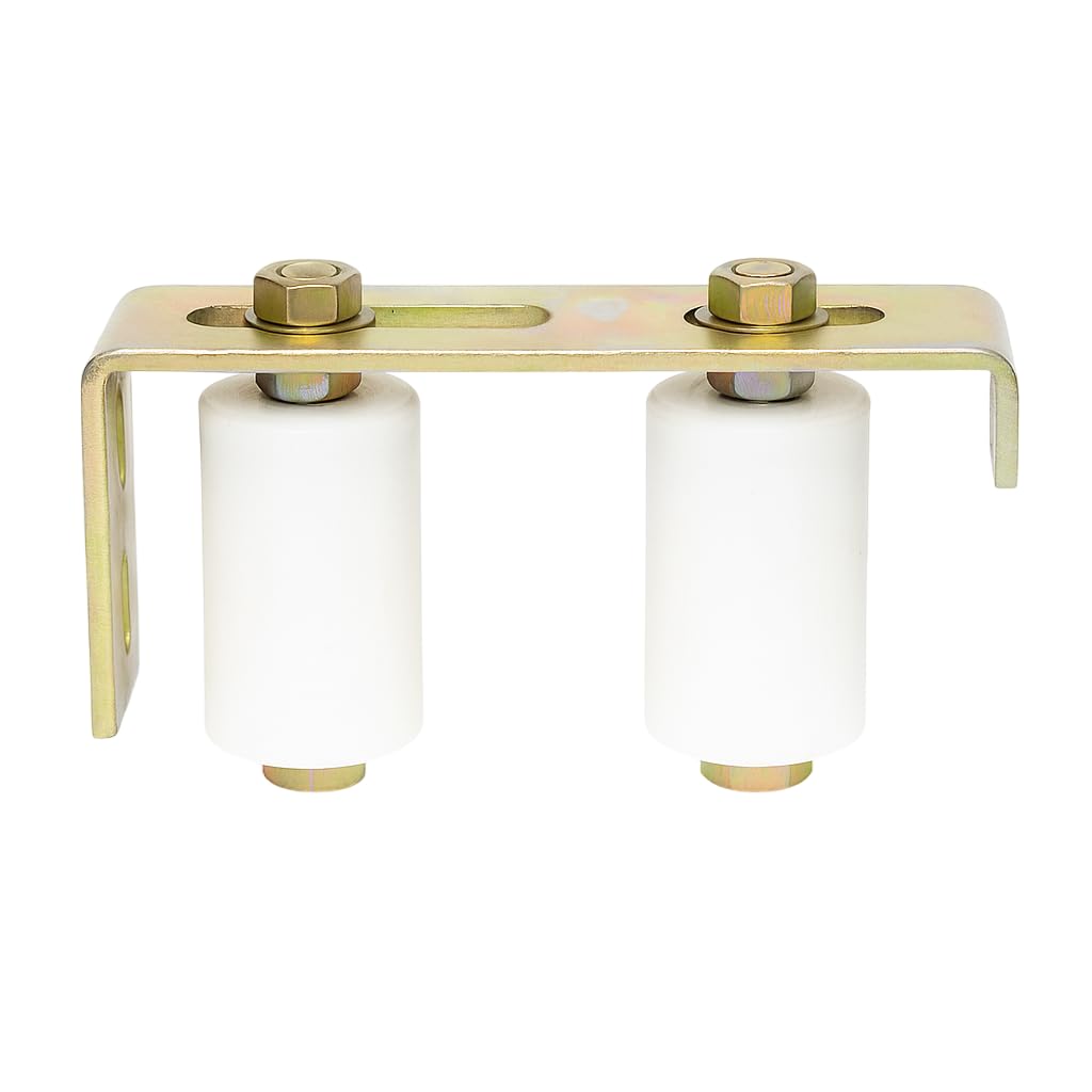 Premium Golden Nylon Roller Gate Guide Plate Wheel for Industrial Sliding Gates