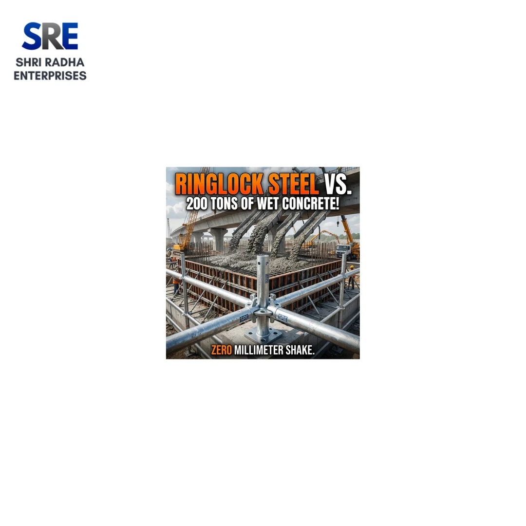 Ringlock Steel vs. 200 Tons of Wet Concrete: Zero Millimeter Shake.