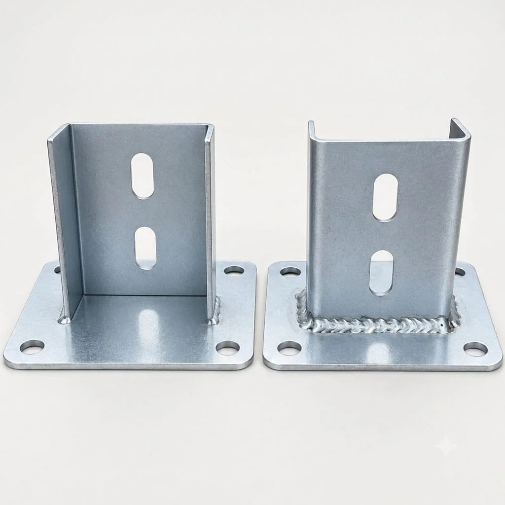 Premium 80×40 mm Mild Steel Solar Base Plate for Durable Solar Structures