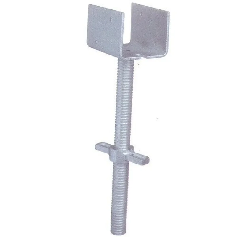 screw jack with a drop-forged adjusting nut.