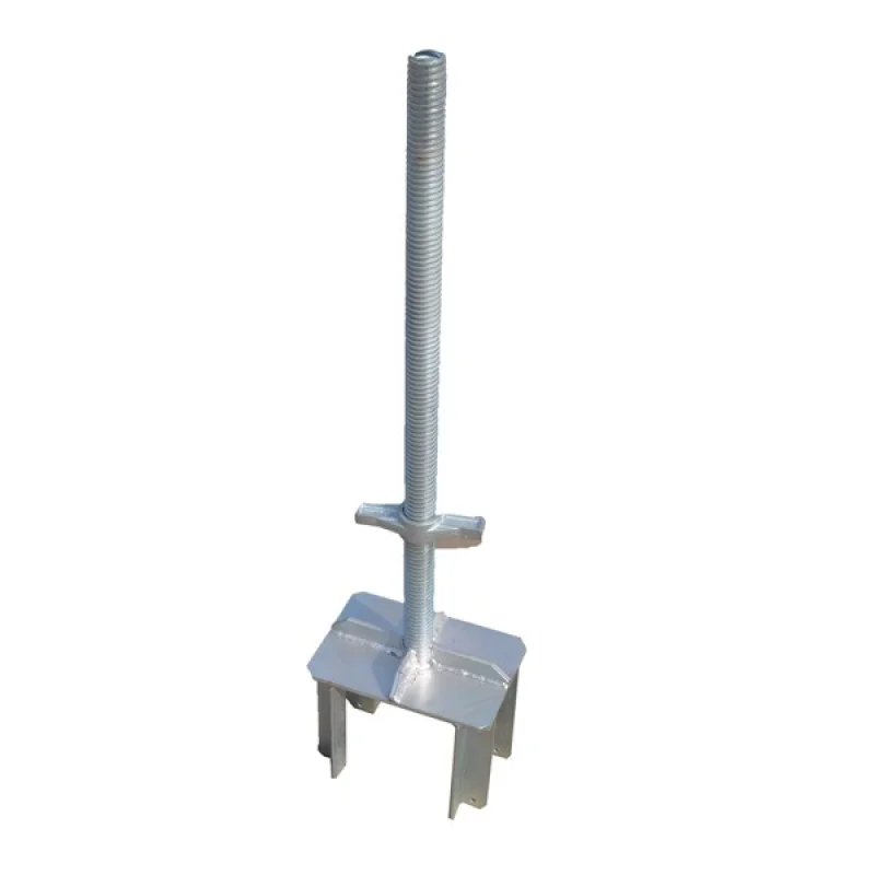 screw jack with a drop-forged adjusting nut.