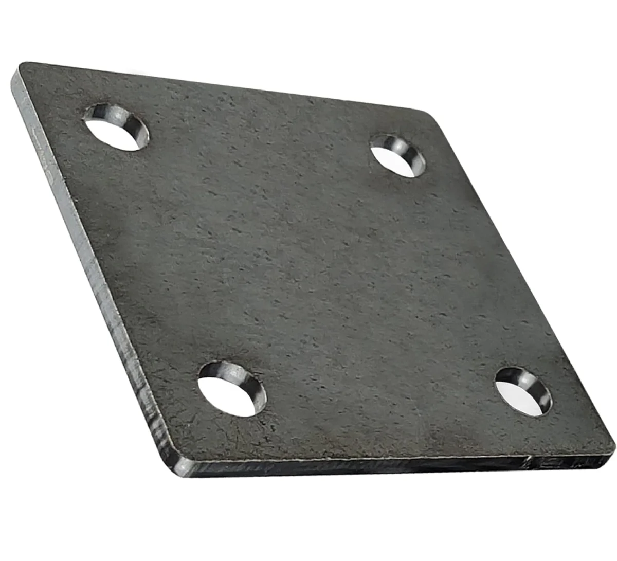 Side view showcasing 3mm 4mm 5mm and 6mm thickness variations of mild steel base plates Thumbnail 2