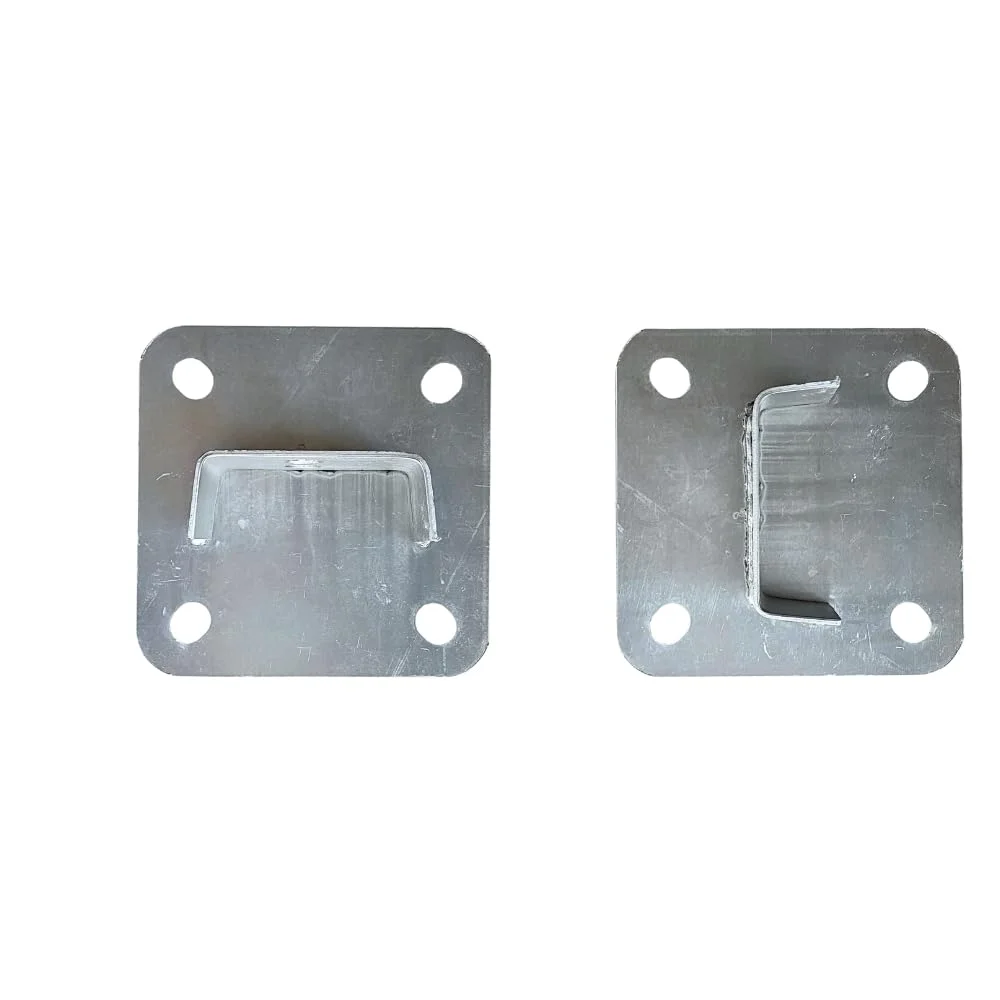 Engineering drawing detailing solar base plate sizes from 100mm to 200mm and matching C strut specifications Thumbnail 2